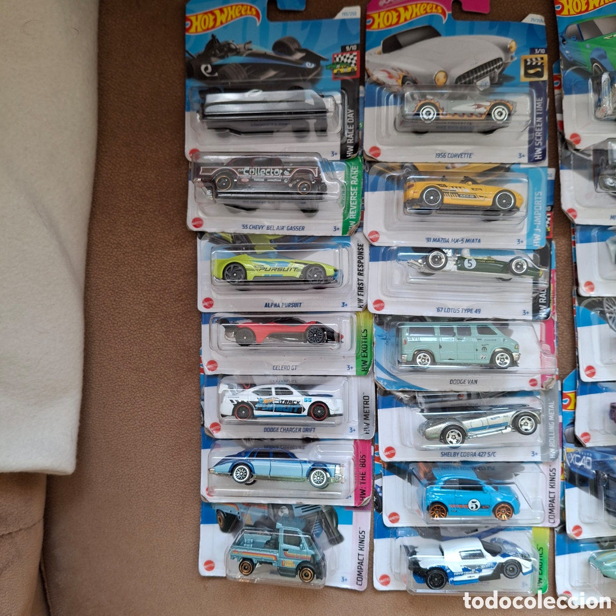 Coches a escala: 47 HOTWHEELS NUEVOS BLISTER ORIGINAL - Foto 2