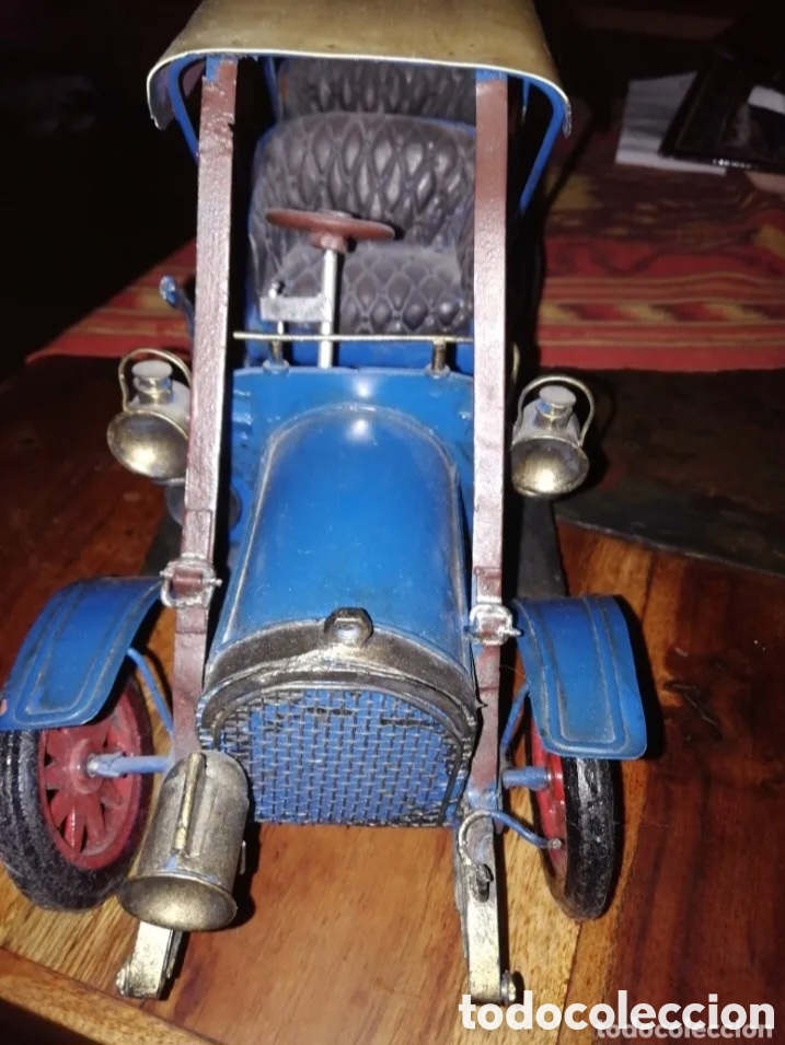 Coches a escala: Coche de &eacute;poca met&aacute;lico - Foto 2