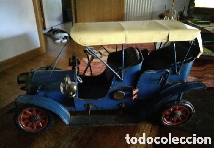 Coches a escala: Coche de &eacute;poca met&aacute;lico - Foto 3