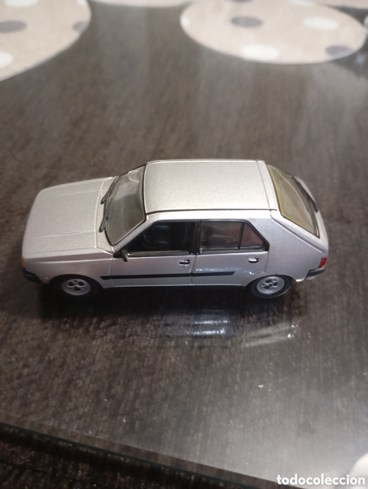 Coches a escala: Renault 14 GTS Silver del a&ntilde;o 1980, escala 1:43