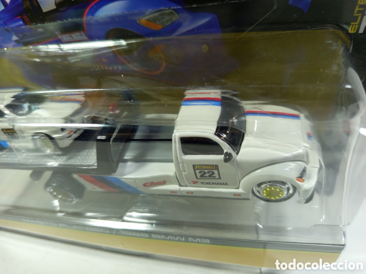 Coches a escala: BMW M3 E30 y cami&oacute;n de transporte - Foto 3