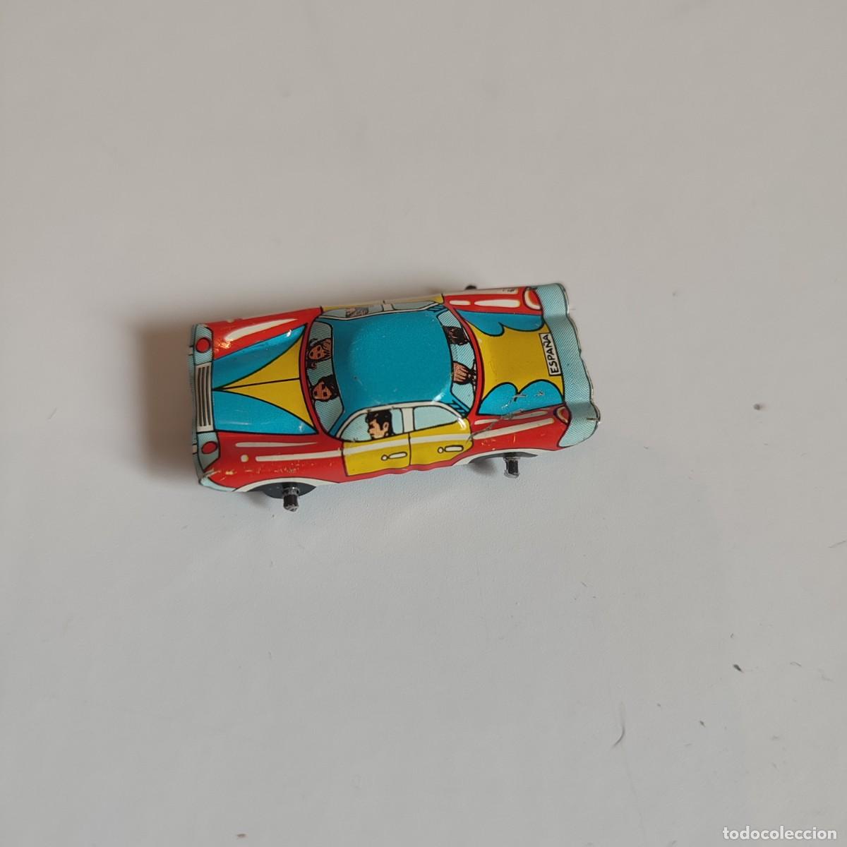 Coches a escala: Coche de Juguete Retro de Hojalata - Fabricado en Espa&ntilde;a