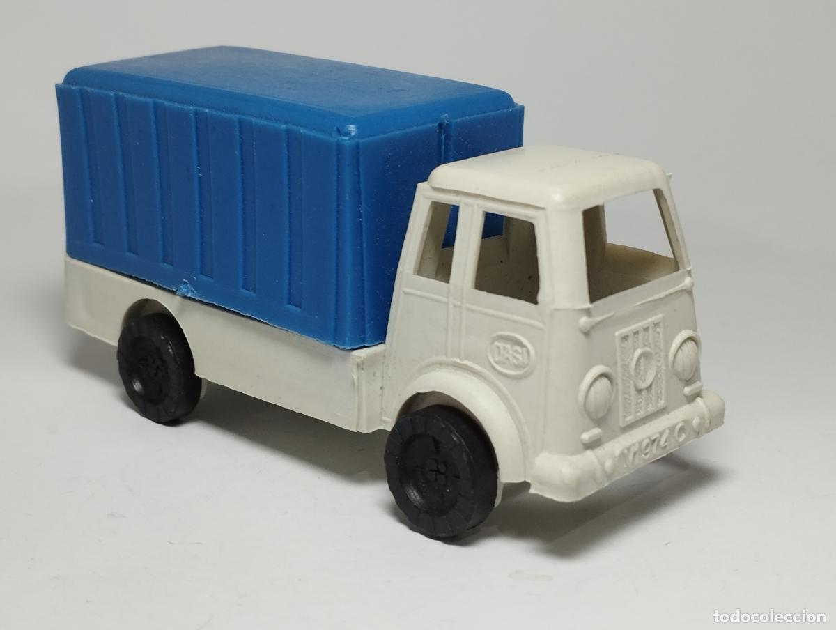 Carros em escala: CAMION CARGA CON TOLDO DE DASI PLASTICO BARATIJAS KIOSKO VAM SHAMBERS LA ILUSION CARAMELOS