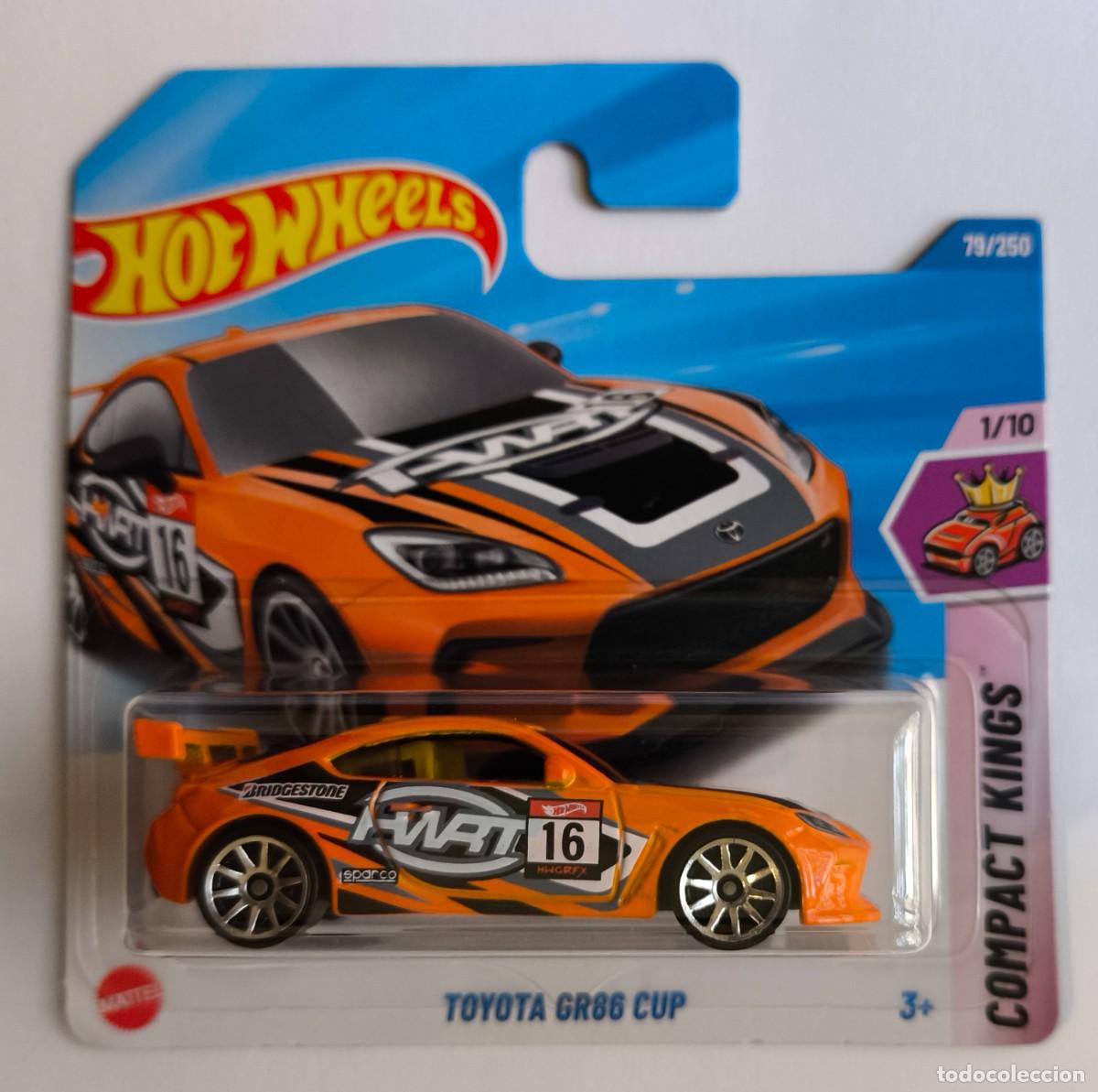 Hot Wheels Toyota GR86 Cup Compact Kings – 1/64 Modellauto In Orange, Limitierte Edition 79/250