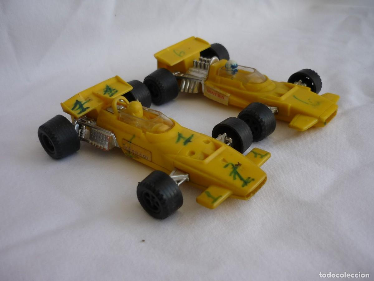 Coches a escala: 2 coches de pl&aacute;stico Transplastic Tito Matra + Ferrari - Foto 3