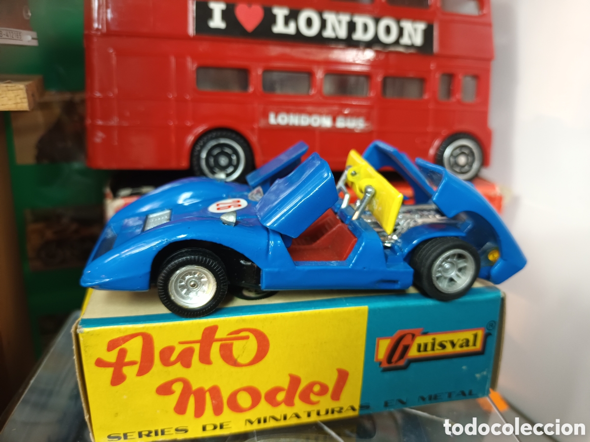 Coches a escala: Ferrari can am guisval en su caja.metal