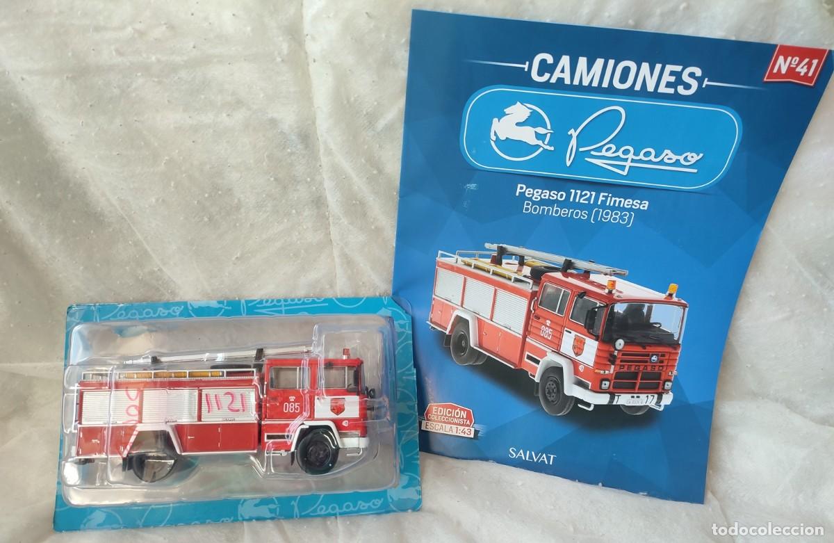 Coches a escala: Pegaso 1121 Bomberos 1/43 Salvat - Foto 1