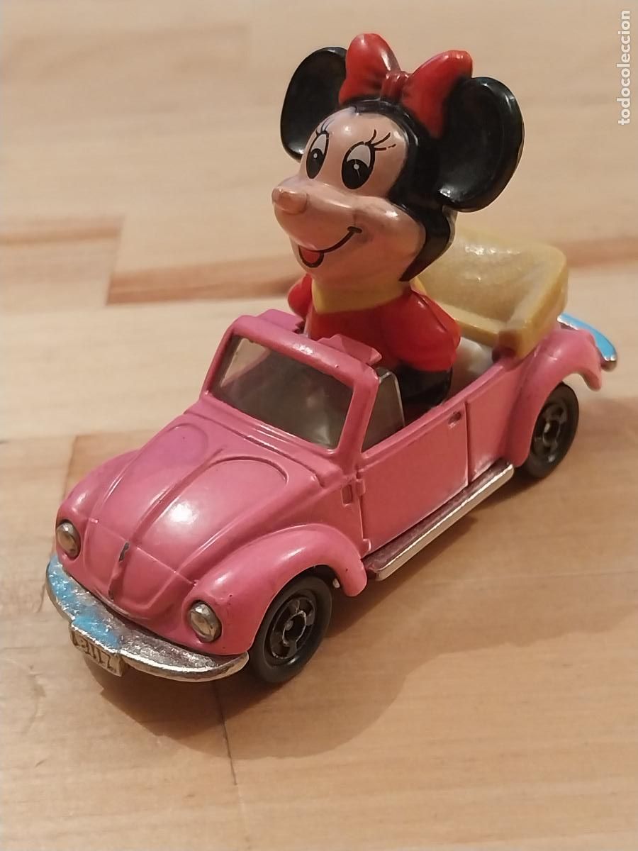 Coches a escala: VOLKSWAGEN PINK MINIE MOUSE DISNEY NO-PD 6 BE ORIGINAL VINTAGE 7CMS LARGO