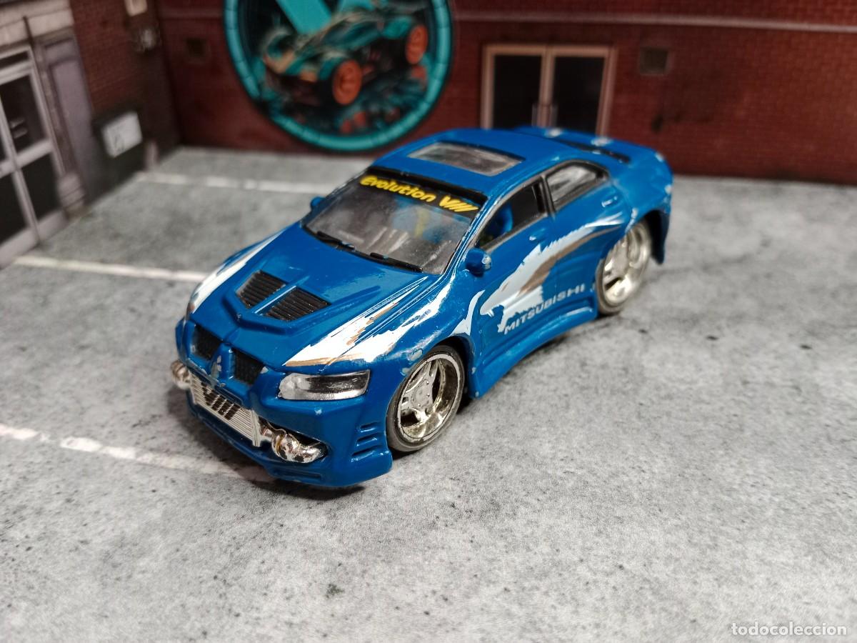 Coches a escala: Mitsubishi Evolution VIII 8,5cm - Foto 1