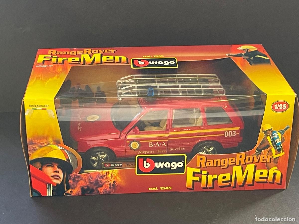 Coches a escala: Burago Range Rover Fire Men Cod 1545 - 1/25 - Con Caja - Foto 1