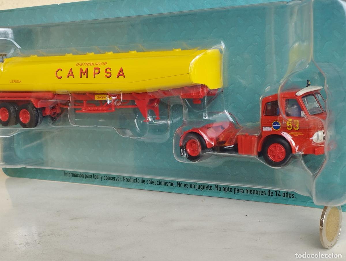 Coches a escala: CAMIONES INOLVIDABLES SALVAT IXO ALTAYA PEGASO 2011 / 50 CAMPSA ESCALA 1,64 NUEVO EN SU CAJA BLISTE