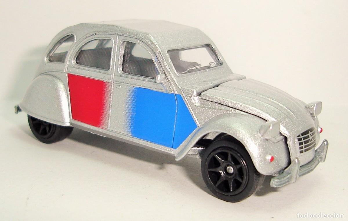 Coches a escala: CITROEN 2CV PLATA MAJORETTE ESCALA 1:64 NEW - Foto 3