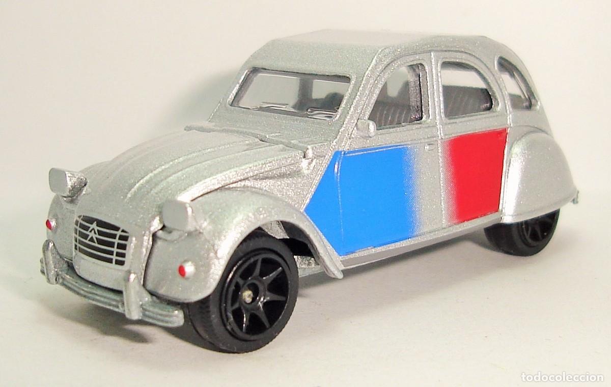 Coches a escala: CITROEN 2CV PLATA MAJORETTE ESCALA 1:64 NEW - Foto 4