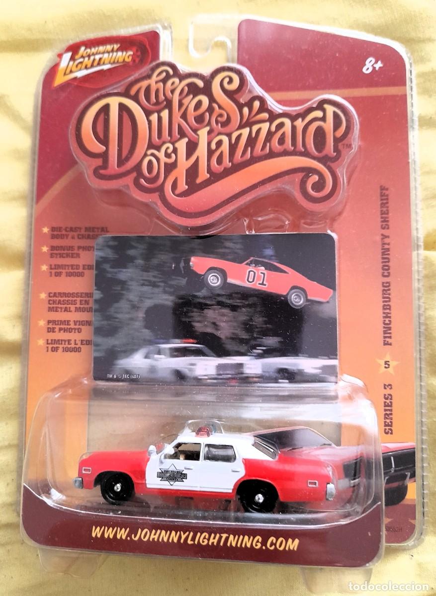Modellautos: THE DUKES OF HAZARD DODGE MONACO FINCHBURG COUNTY SHERIFF DE JOHNNY LIGHTNING ESC. 1/66
