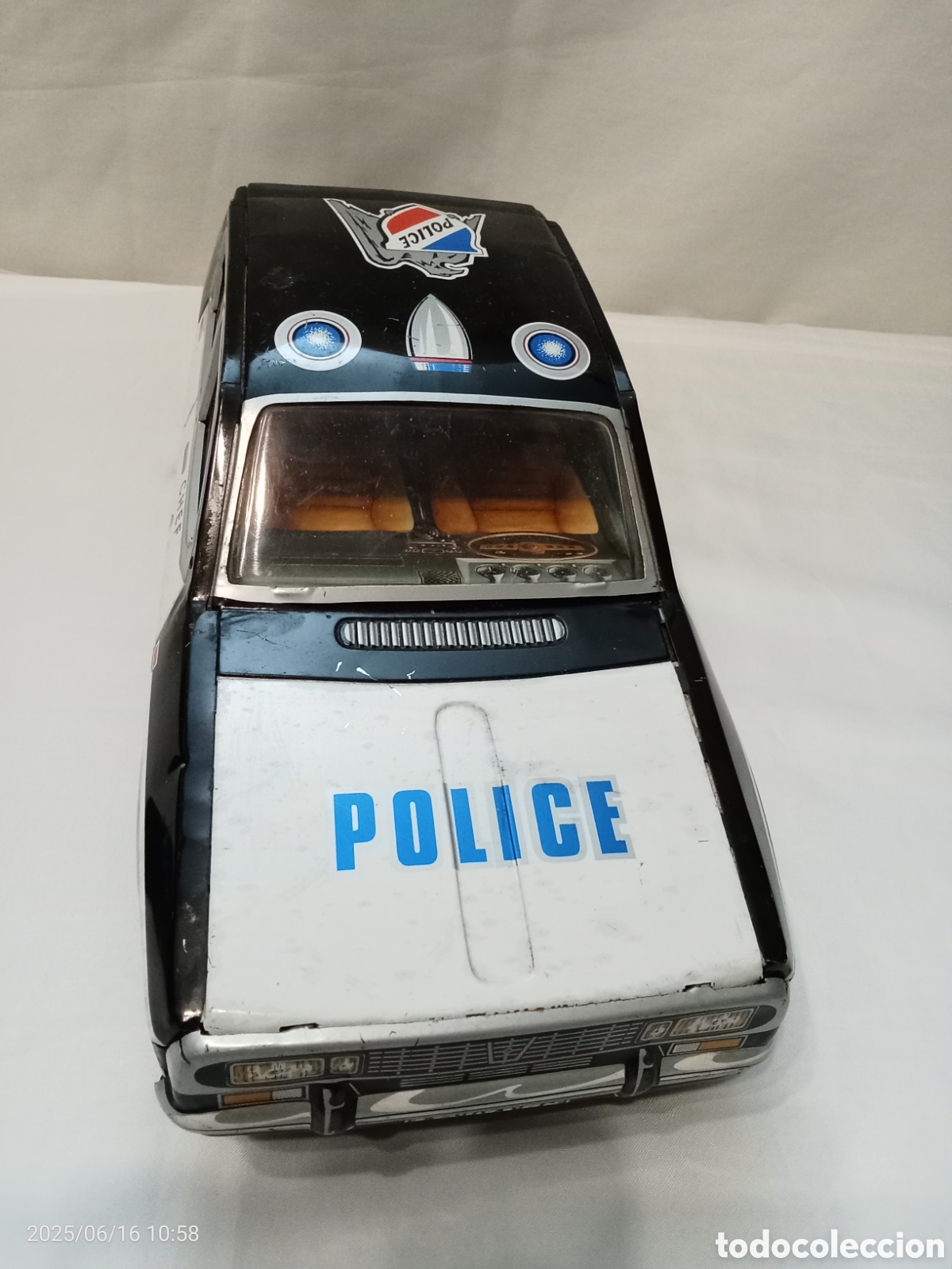 Coches a escala: COCHE ANTIGUO POLIC&Iacute;A JAVA FABRICADO EN ESPA&Ntilde;A