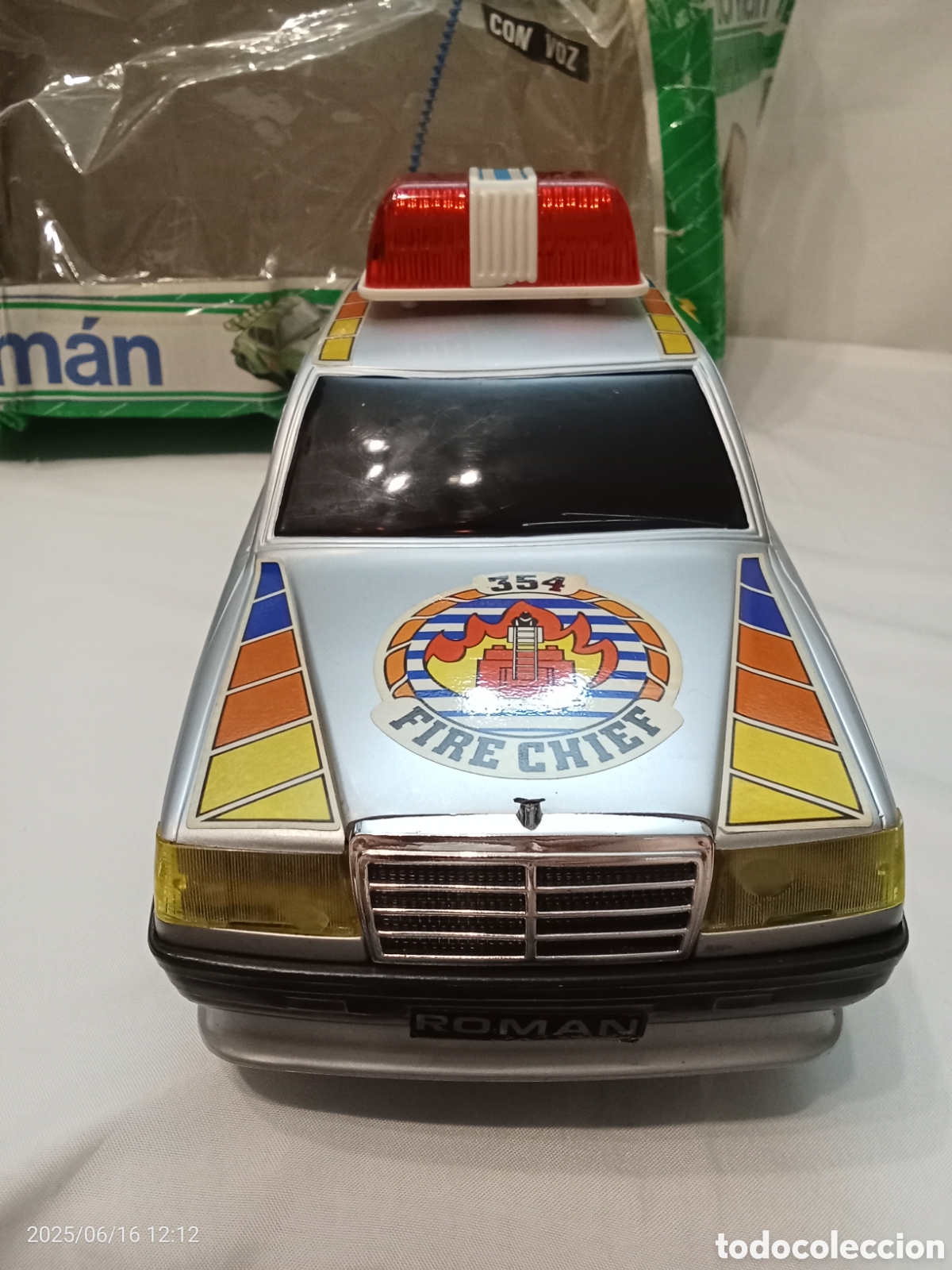 Coches a escala: COCHE POLIC&Iacute;A ROMAN, MERCEDES