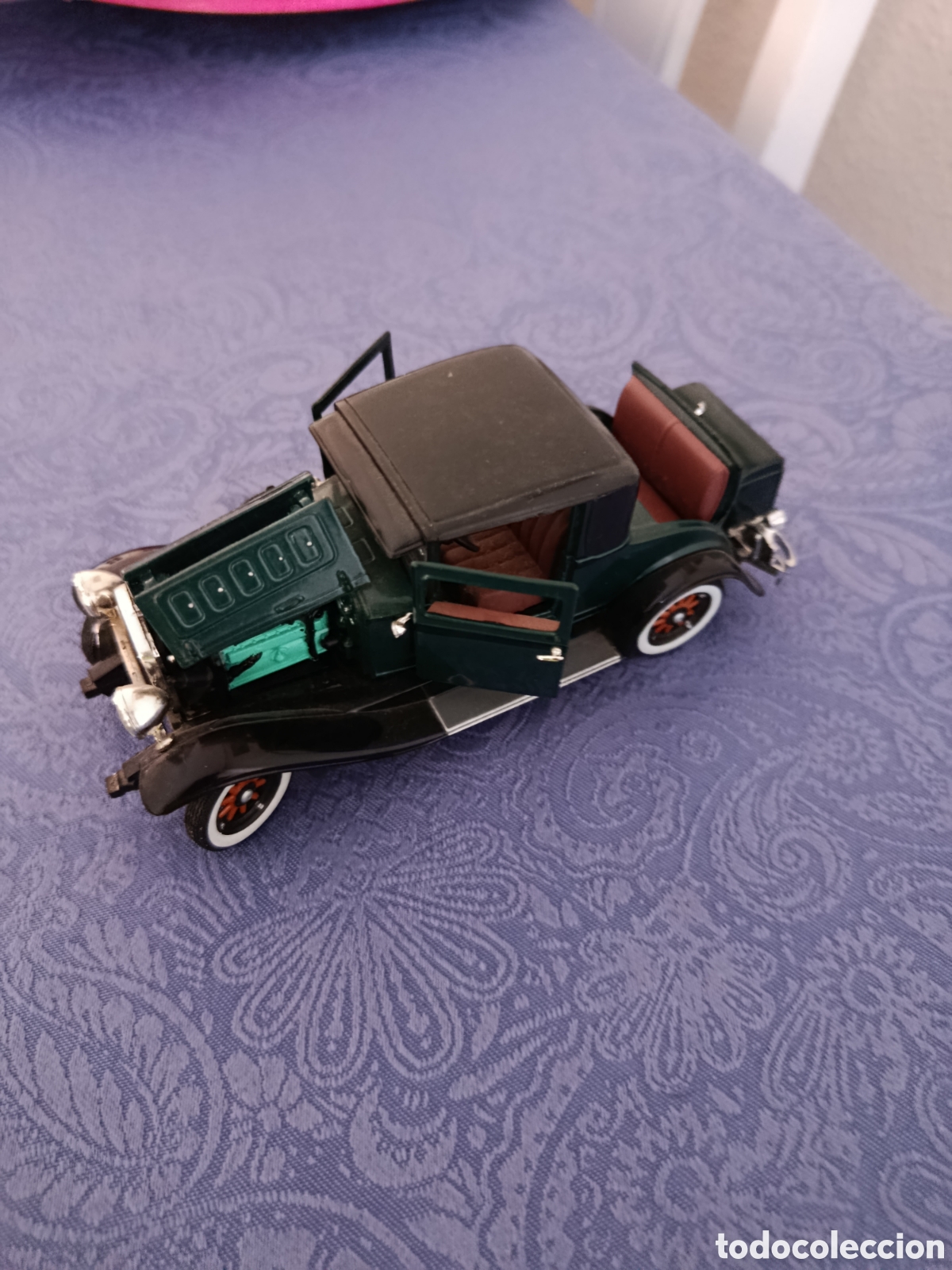 Auto in scala: Coche signature models 1/32 Hudson de 1930, color verde