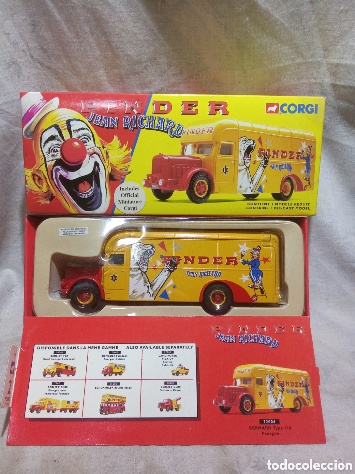 Modellautos: CIRCO PINDER, BERNARD TYPE 110 FOURGON 1:50 JEAN RICHARD DE CORGI EN CAJA