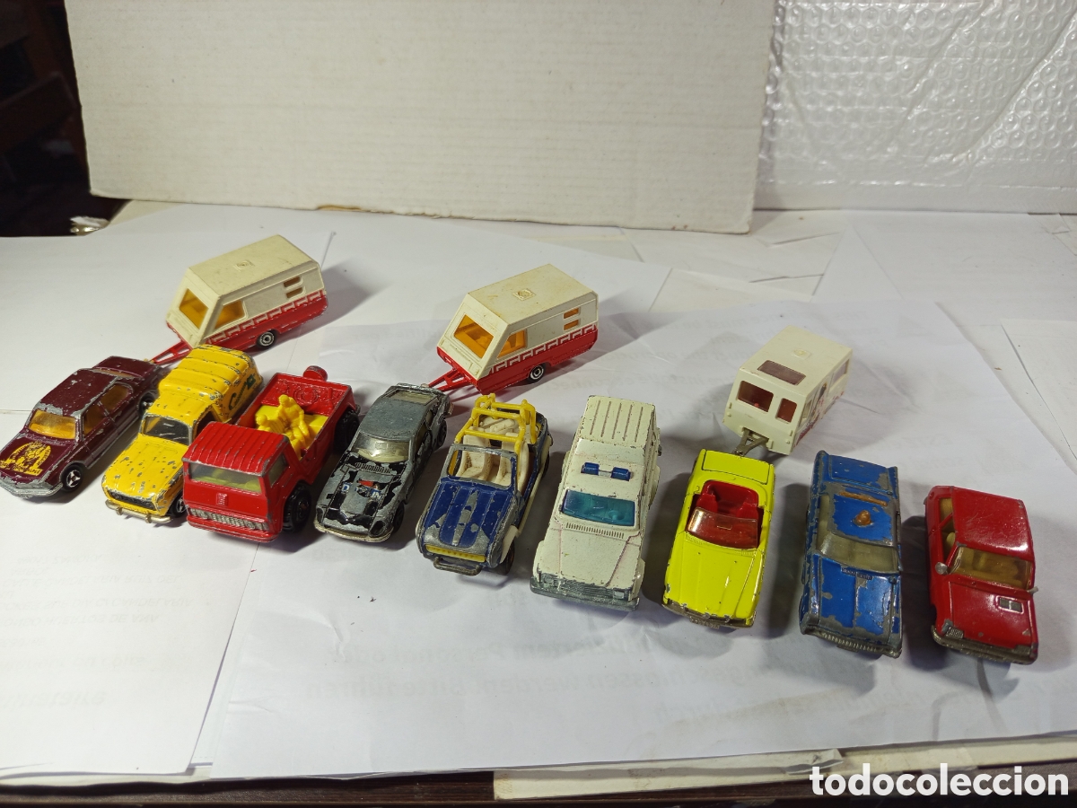 Coches a escala: 9 coches y 3 autocaravanas Majorette - Foto 1