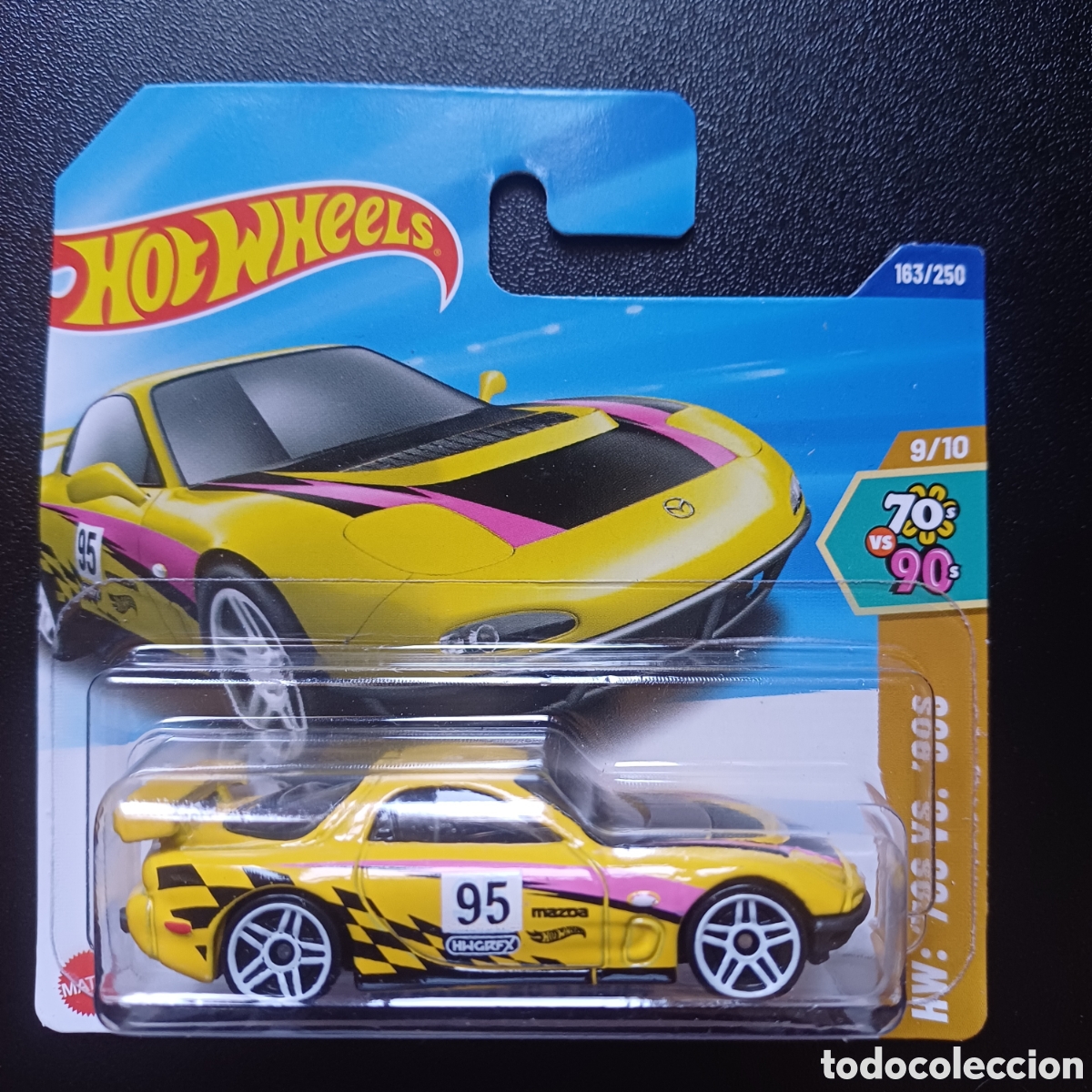 Coches a escala: #163/250 &acute;95 MAZDA RX-7 DRIFT HW: &acute;70S VS. &acute;90S 9/10 2025