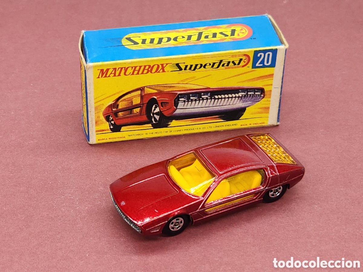 Carros em escala: Matchbox Superfast 20 Lamborghini Marzal 1969, con caja