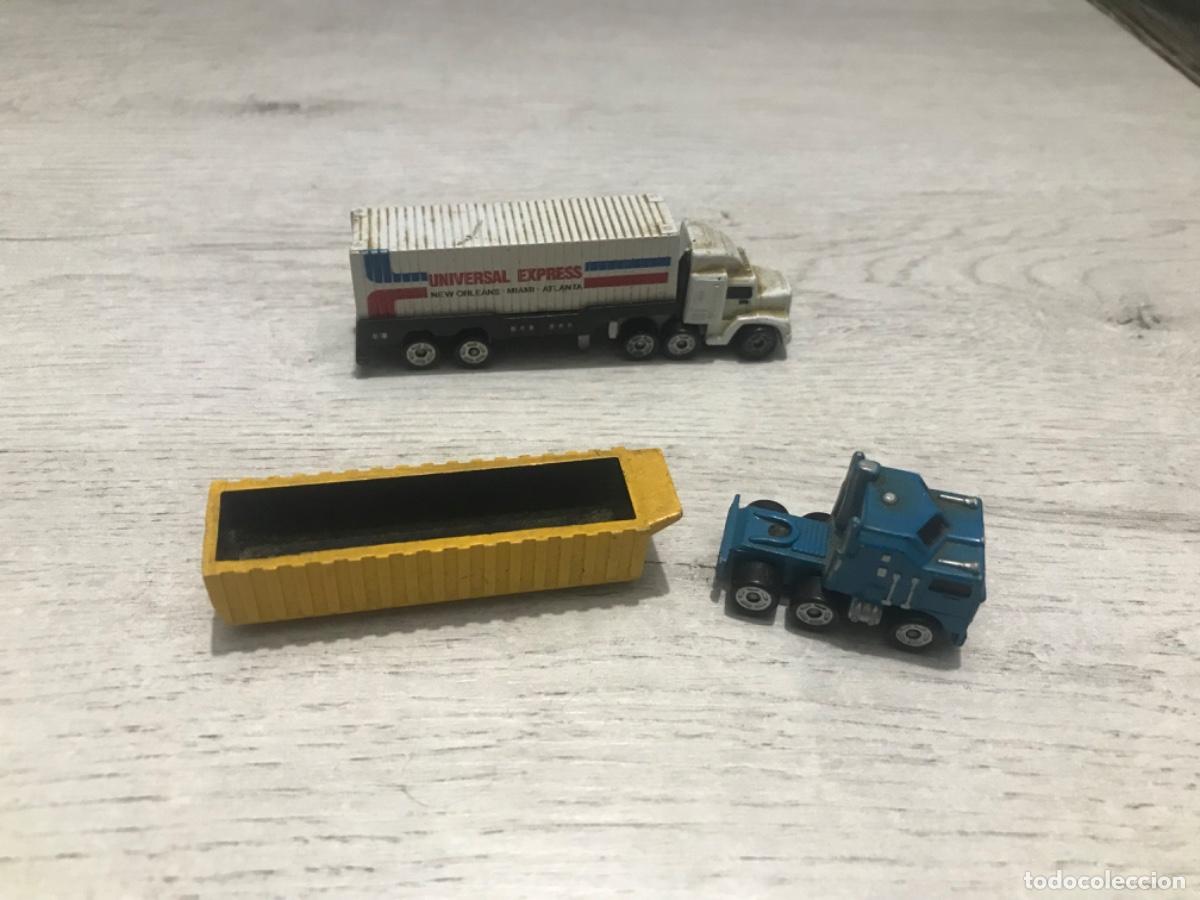 Coches a escala: Lote de 2 camiones micromachin - Foto 1