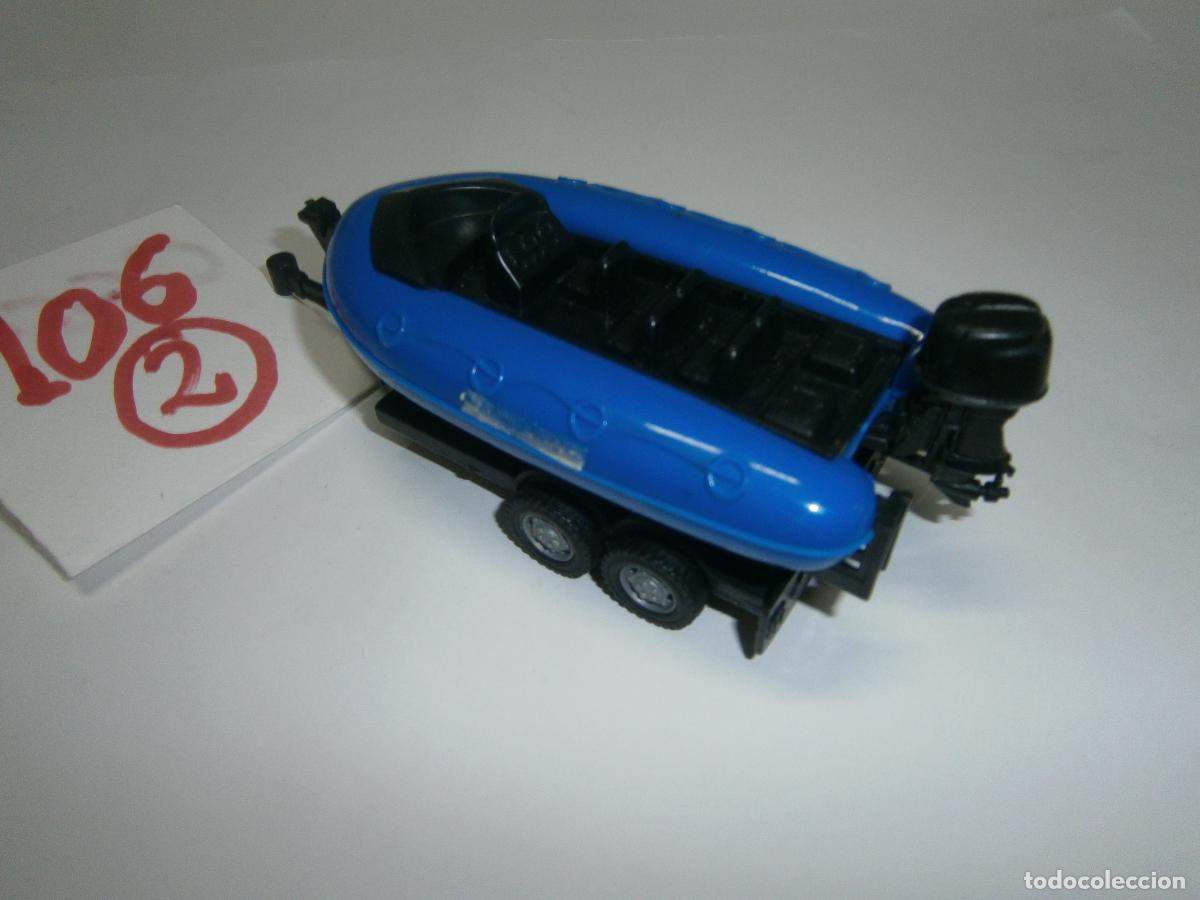 Coches a escala: LANCHA ZODIAC CON REMOLQUE - Foto 1
