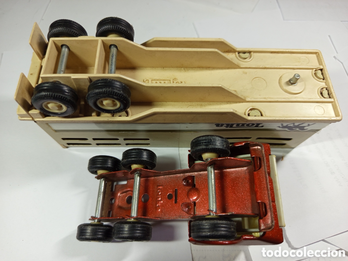 Coches a escala: Cami&oacute;n de transporte de caballos Tonka - Foto 5