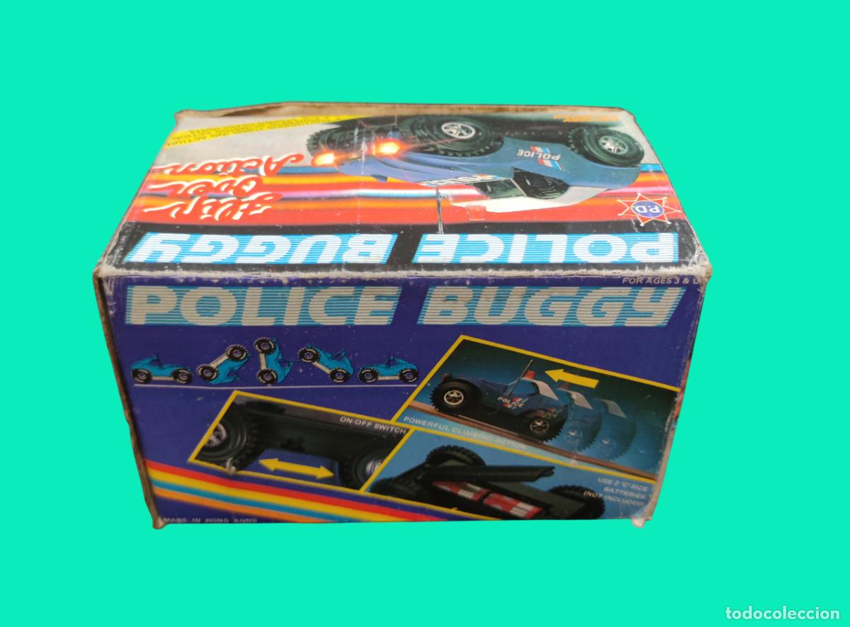 Coches a escala: Antiguo coche police buggy- Funciona - Foto 2