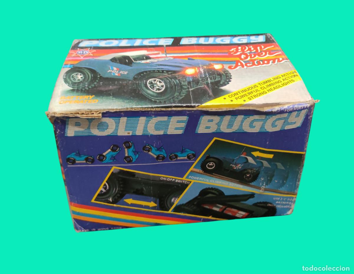 Coches a escala: Antiguo coche police buggy- Funciona - Foto 4