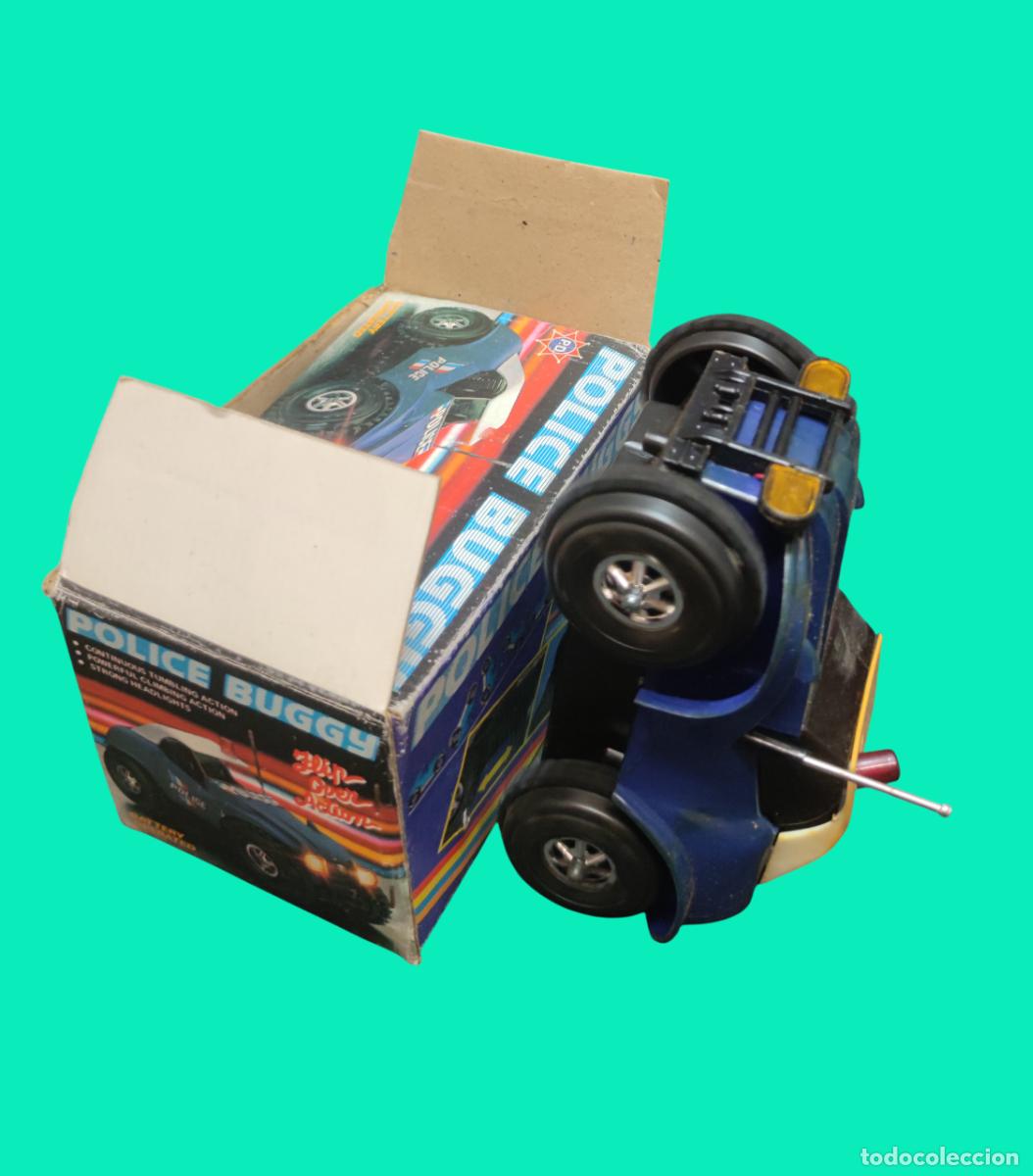 Coches a escala: Antiguo coche police buggy- Funciona - Foto 1
