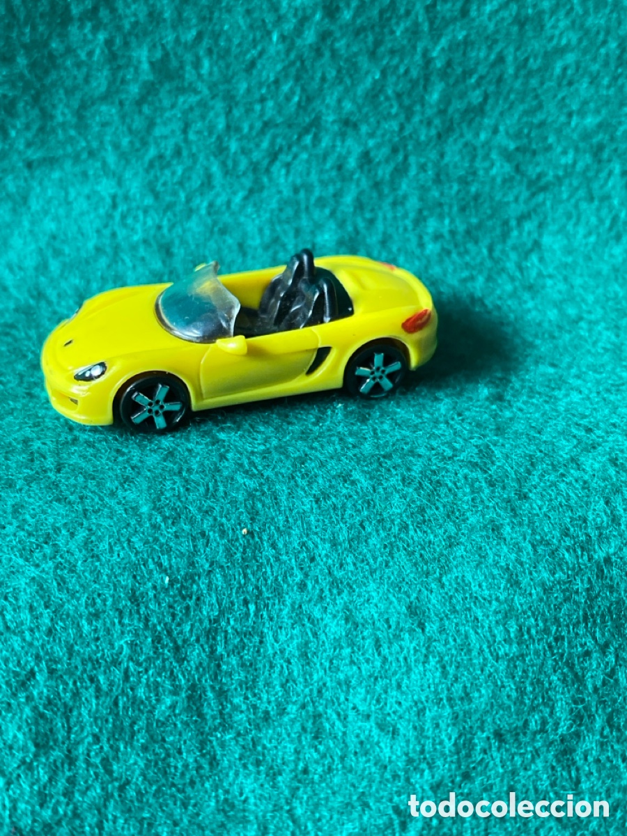 Coches a escala: Coche a escala mini Porsche amarillo - Foto 1