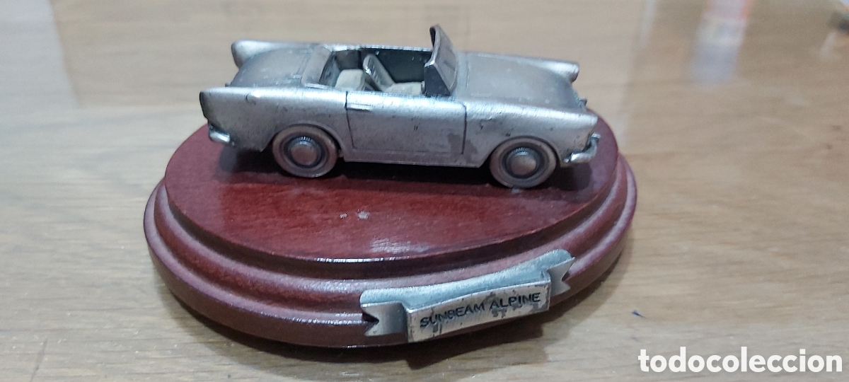 Carros em escala: SUNBEAN ALPINE. SILVER PLATED. HECHO A MANO. 11.5 CTM