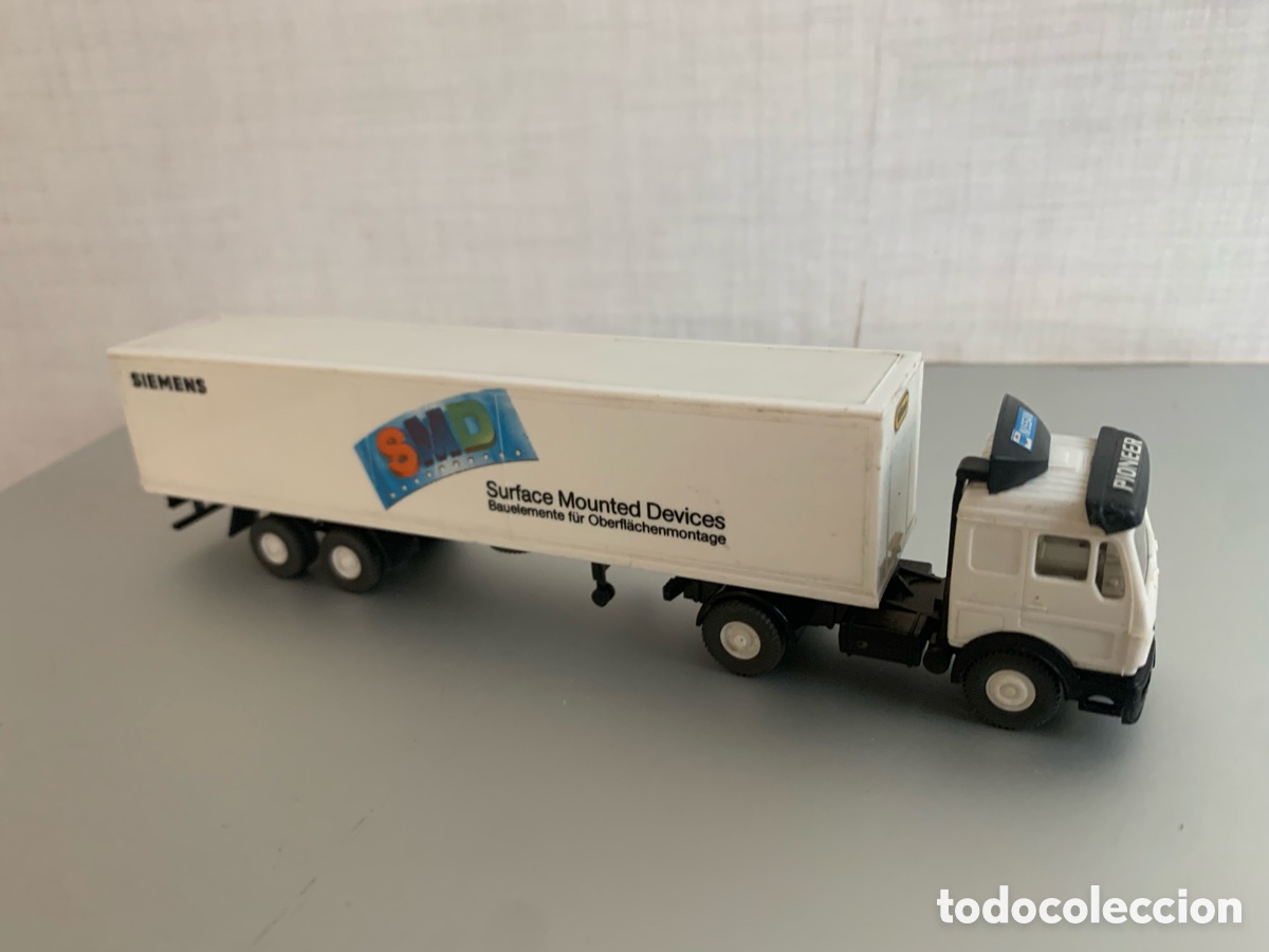 Coches a escala: Camion de wiking con remolque de Siemens surface mounted device - Foto 2