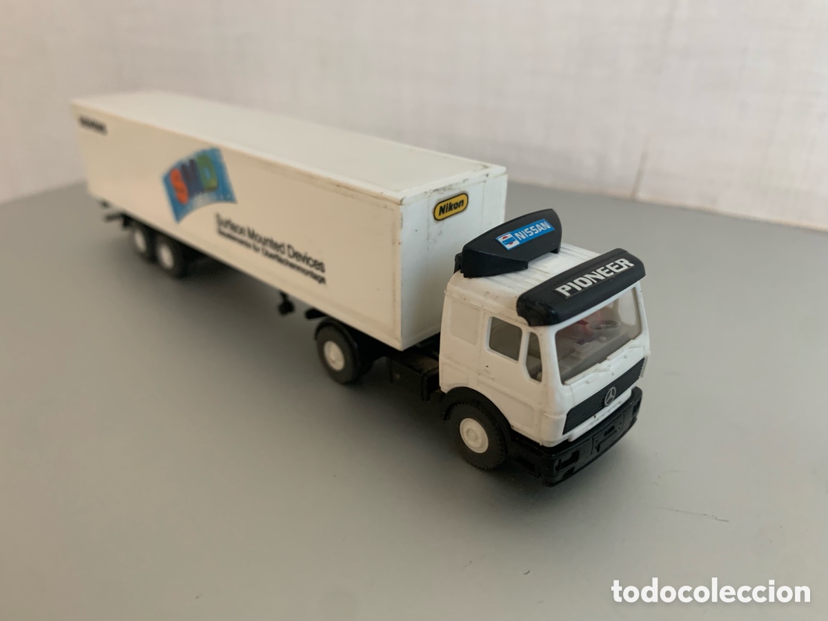 Coches a escala: Camion de wiking con remolque de Siemens surface mounted device - Foto 6