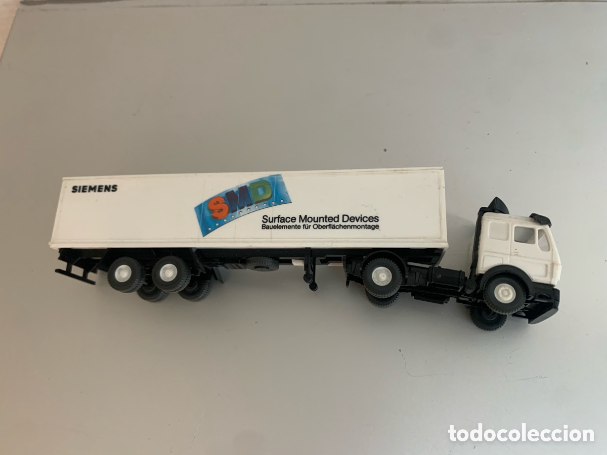Coches a escala: Camion de wiking con remolque de Siemens surface mounted device - Foto 12