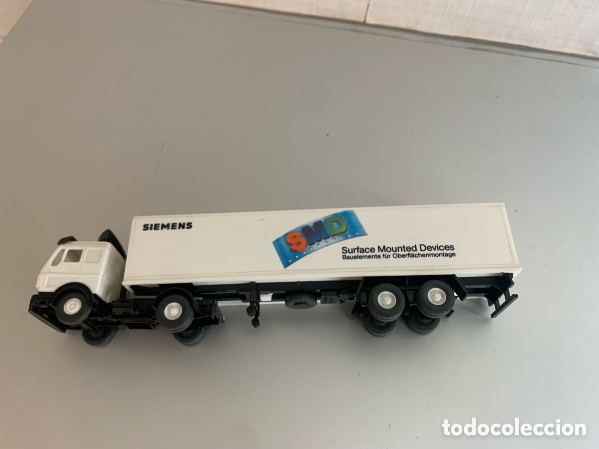 Coches a escala: Camion de wiking con remolque de Siemens surface mounted device - Foto 13