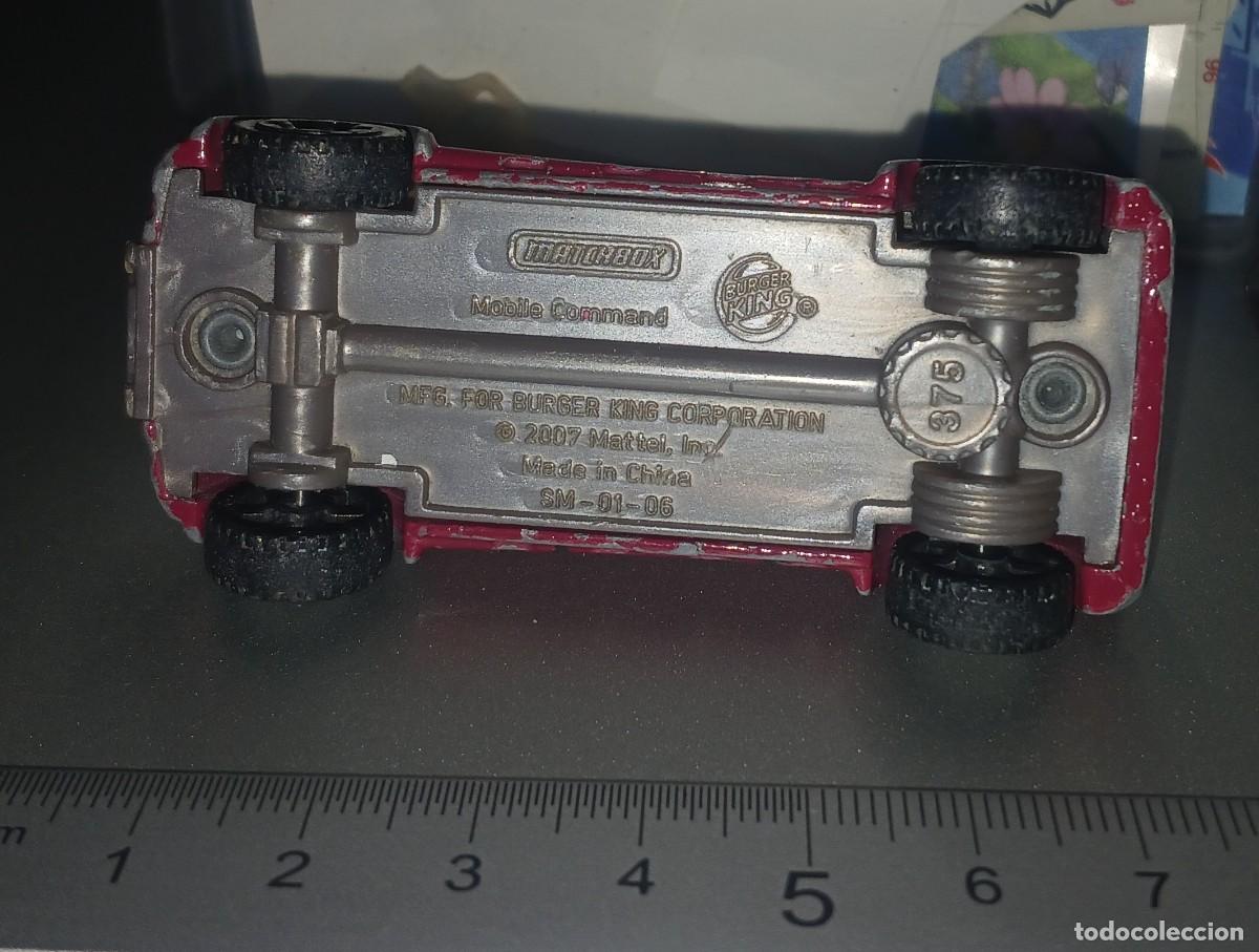 Coches a escala: Mobile Command 2007 - Matchbox Burger King - made in china - Foto 6