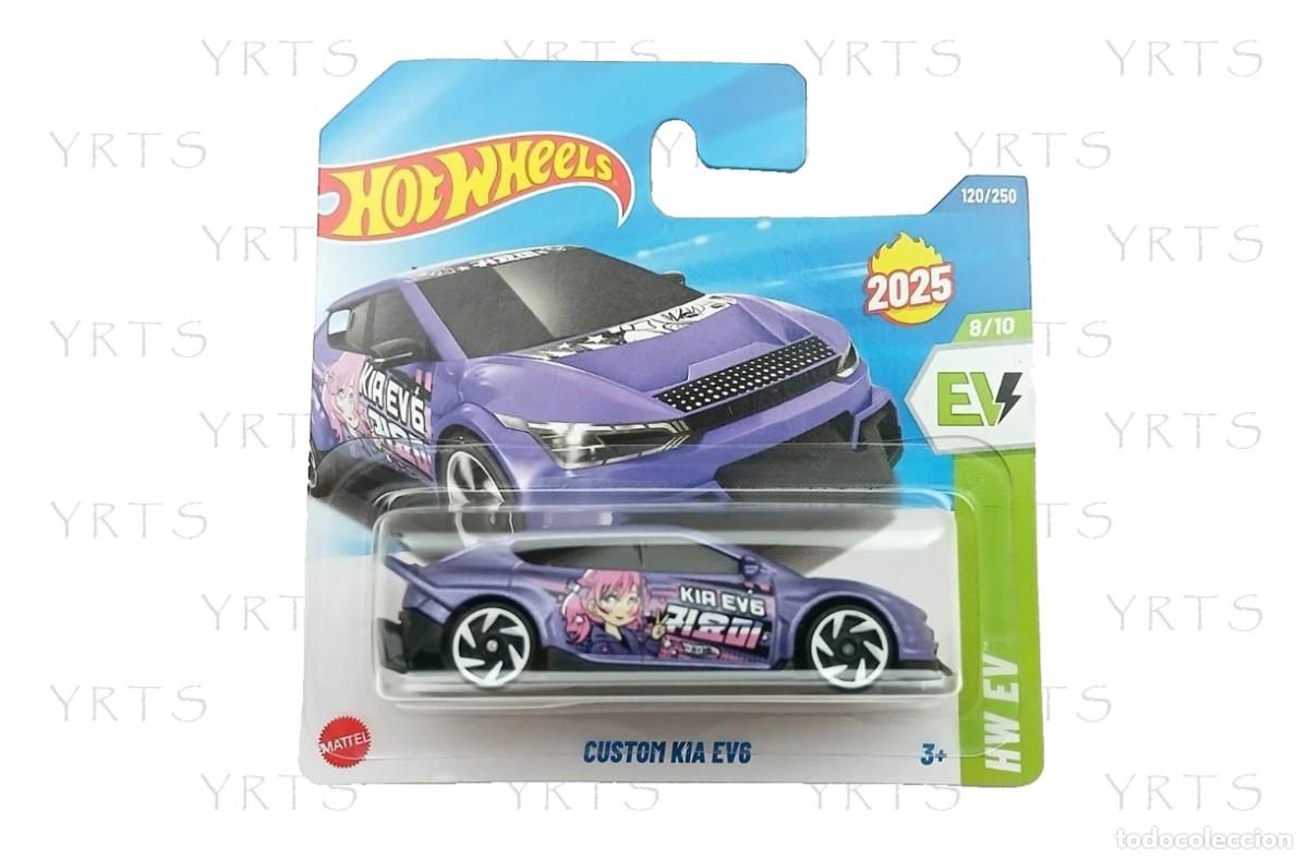 Coches a escala: Hot Wheels CUSTOM KIA EV6 Scale 1:64 Metal