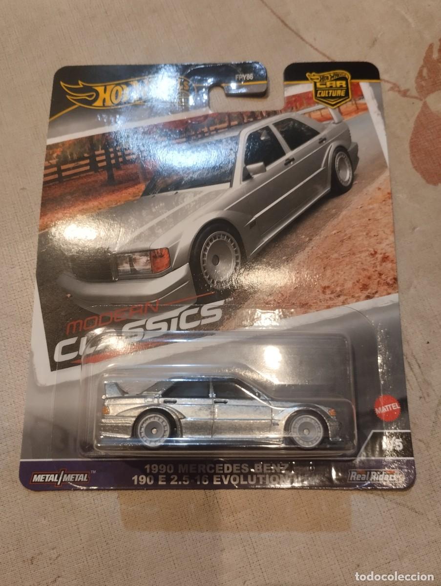 Coches a escala: Hot wheels premium mercedes 190e