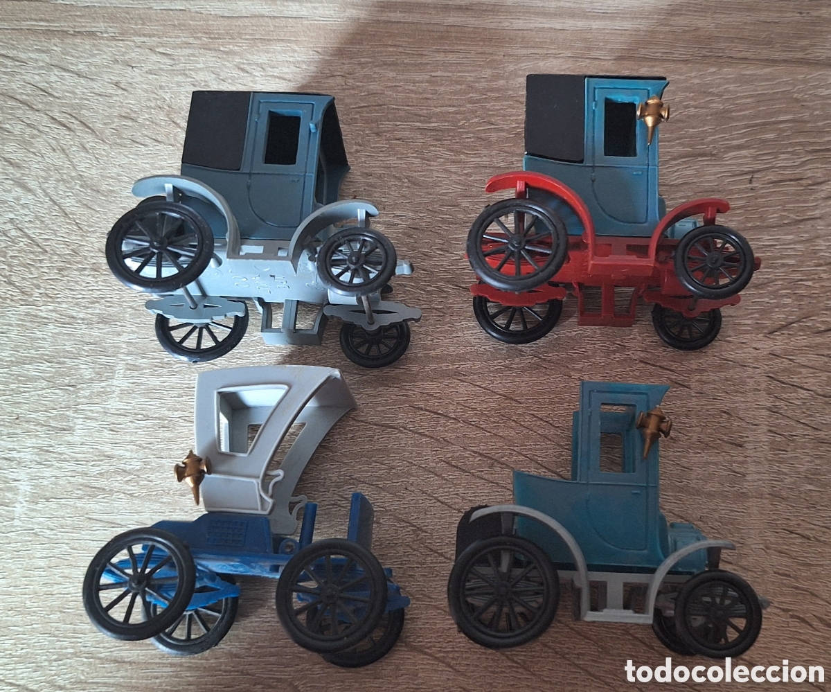 Coches a escala: Lote de Coches Cl&aacute;sicos de Pl&aacute;stico - Foto 5