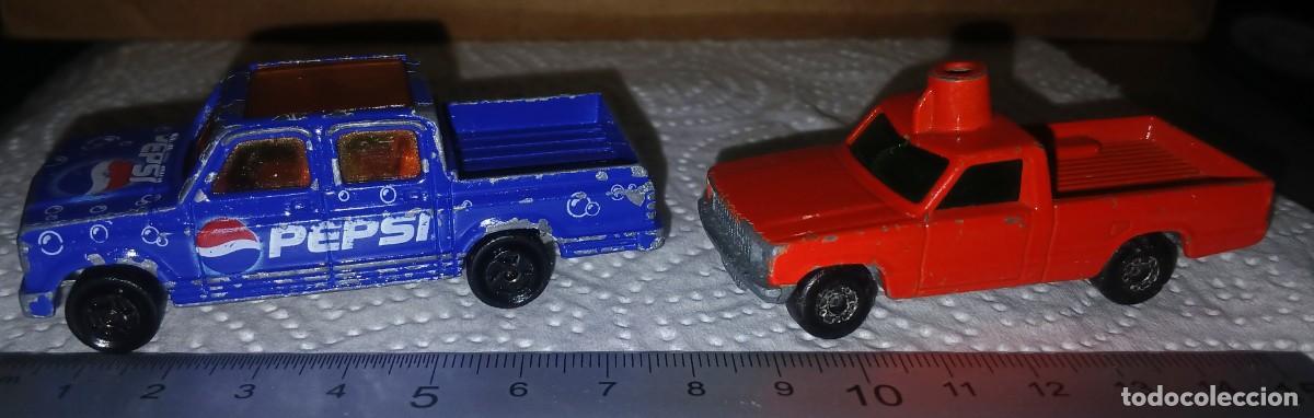 Coches a escala: Lote de 2 pick ups majorette y matchbox - Foto 1