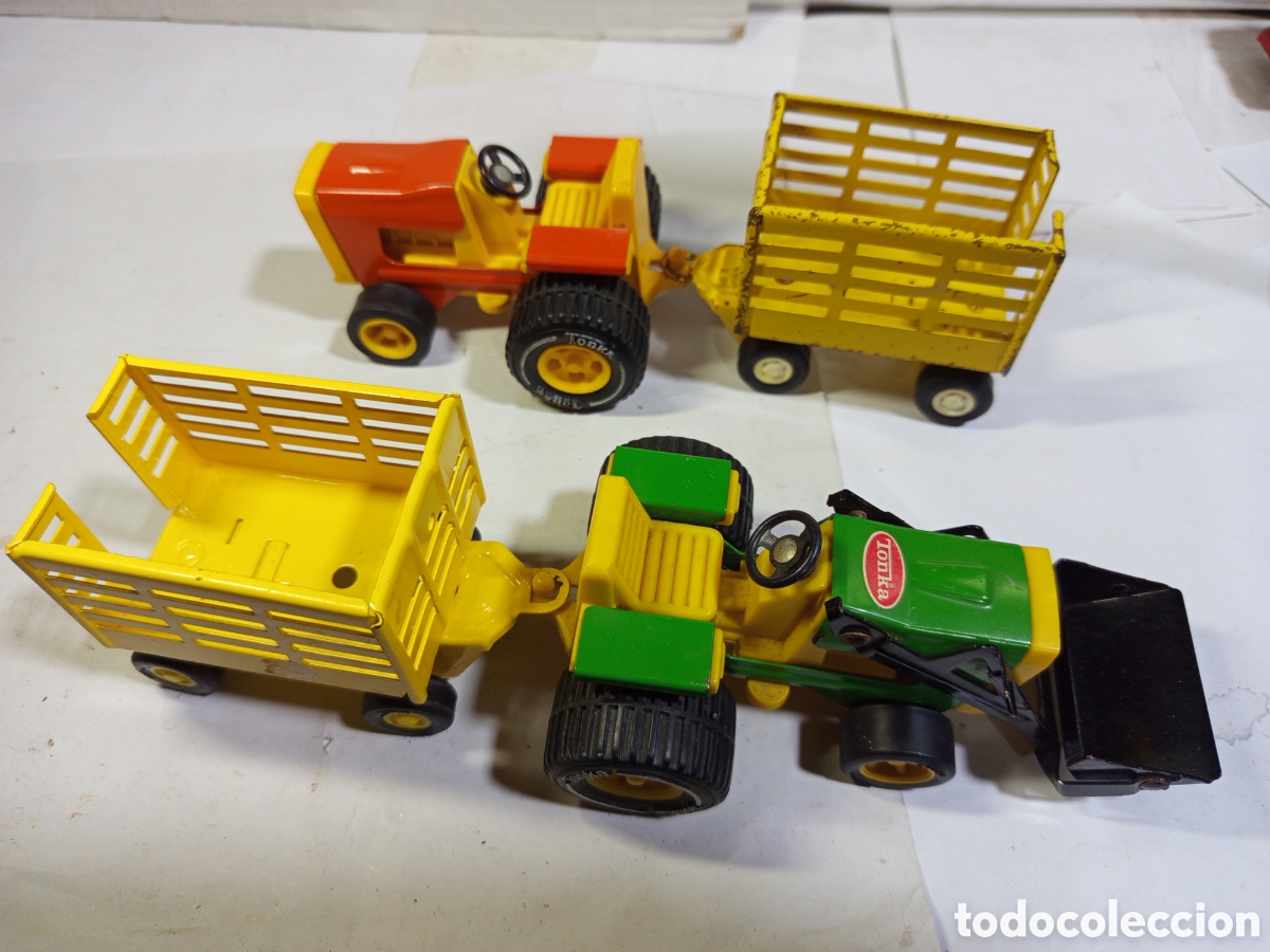 Coches a escala: Tractores con remolque de Tonka - Foto 2