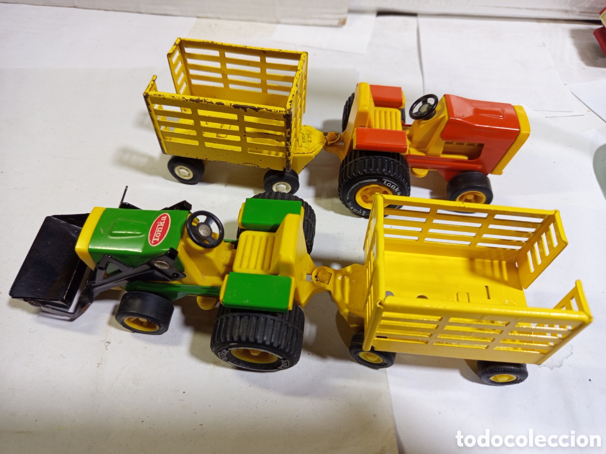 Coches a escala: Tractores con remolque de Tonka - Foto 4