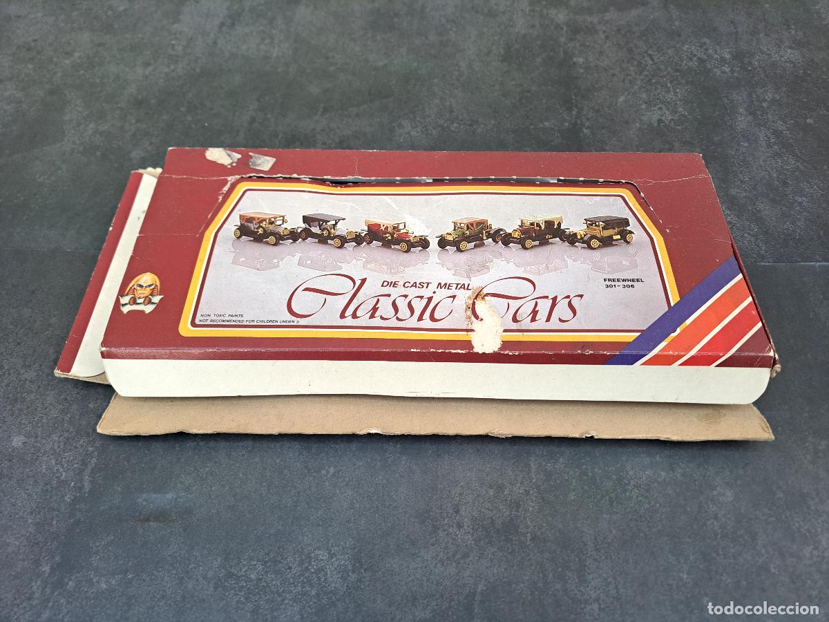 Modellautos: 12 Fantasticos CLASSIC CARS DIE CAST METAL, FREEWHELL 301-306 en su caja original, made in HONG KONG