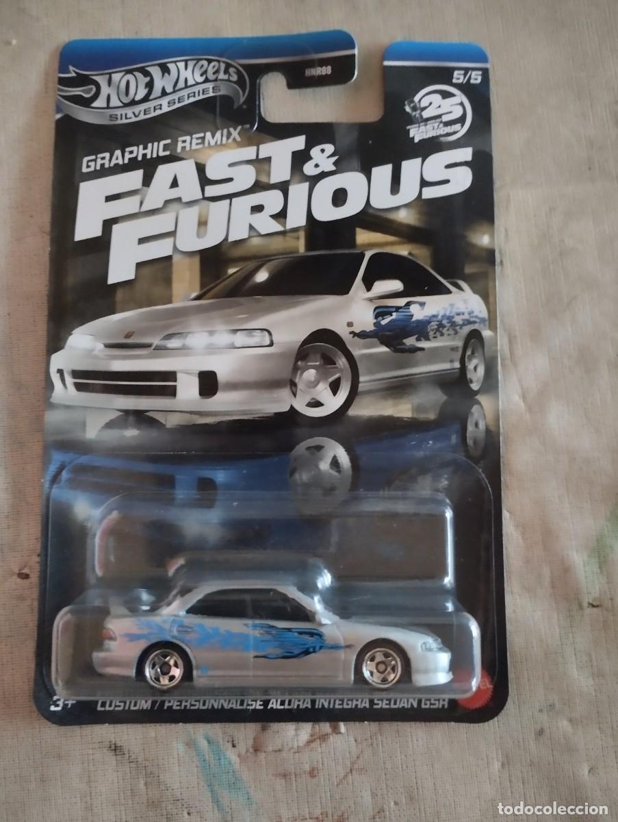 Coches a escala: Hot wheels fast furious acura integra sedan gsr