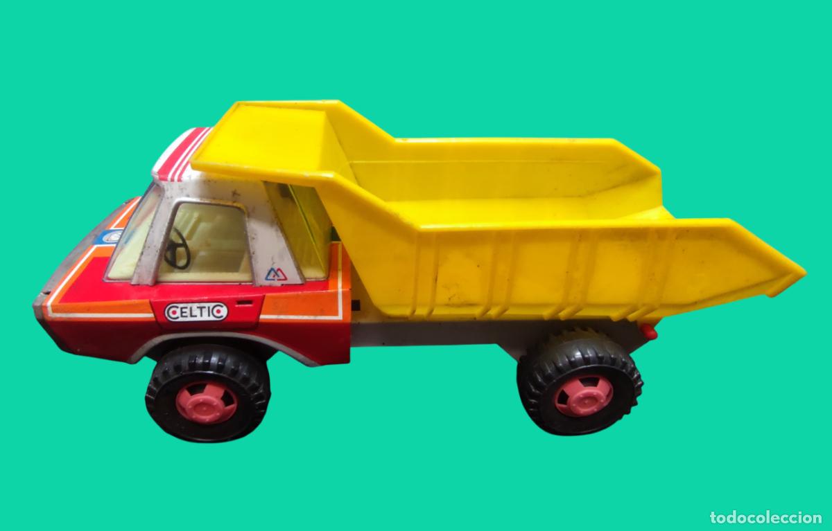 Coches a escala: Antiguo volquete de lata - Foto 1