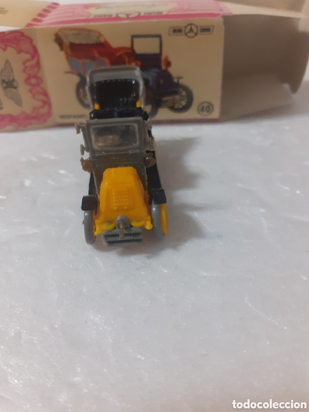 Coches a escala: ANGUPLAS MINICARS HISPANO SUIZA AMARILLO EN CAJA - Foto 2