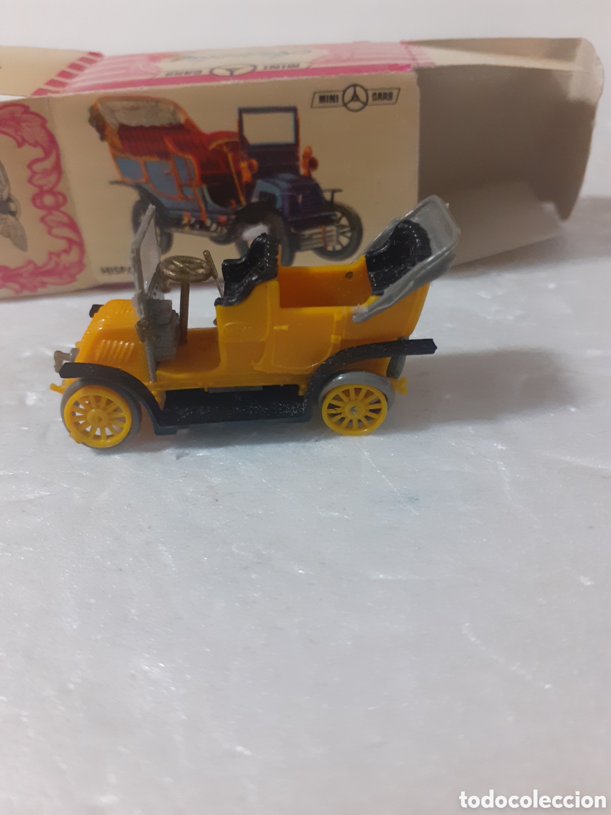 Coches a escala: ANGUPLAS MINICARS HISPANO SUIZA AMARILLO EN CAJA - Foto 3