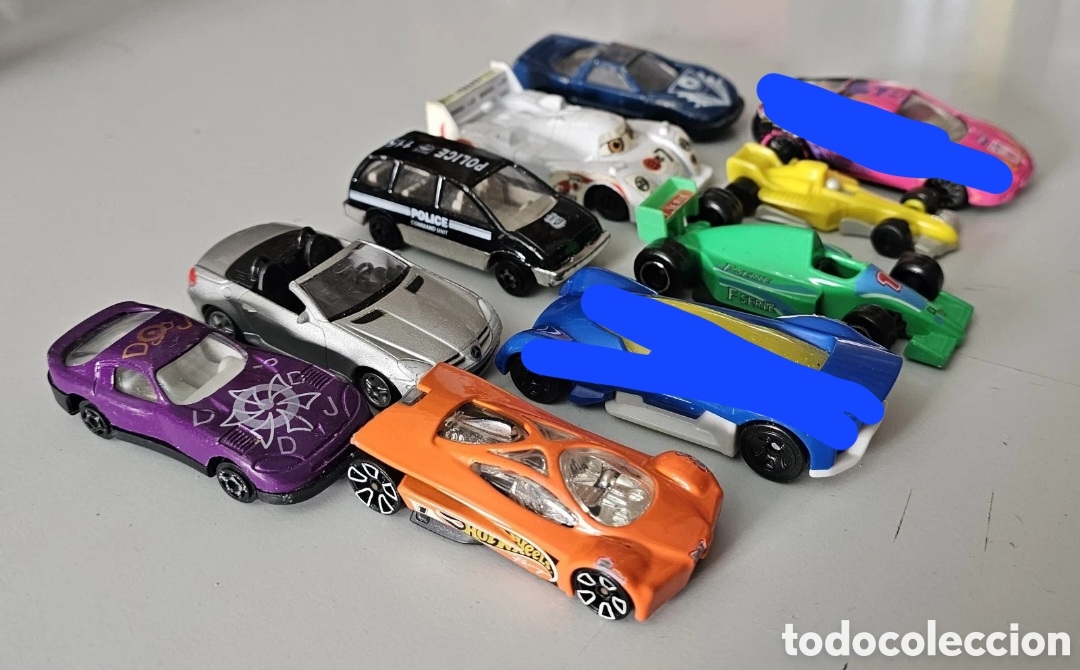 Modellautos: LOTE DE 8 ANTIGUOS COCHES DE JUGUETE Ver fotos al detalle